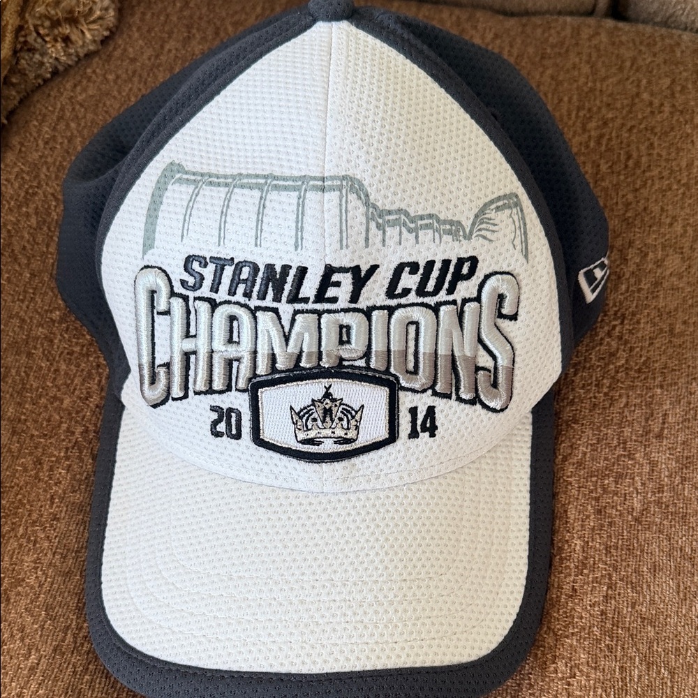 Stanley Cup Champions 2014 Cap - White and Black